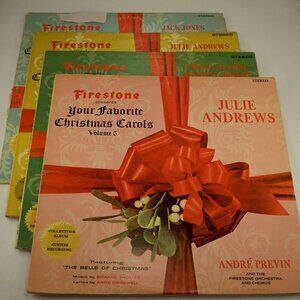 60s Firestone Your Favorite christmas Carels Vol, 3-6 albums